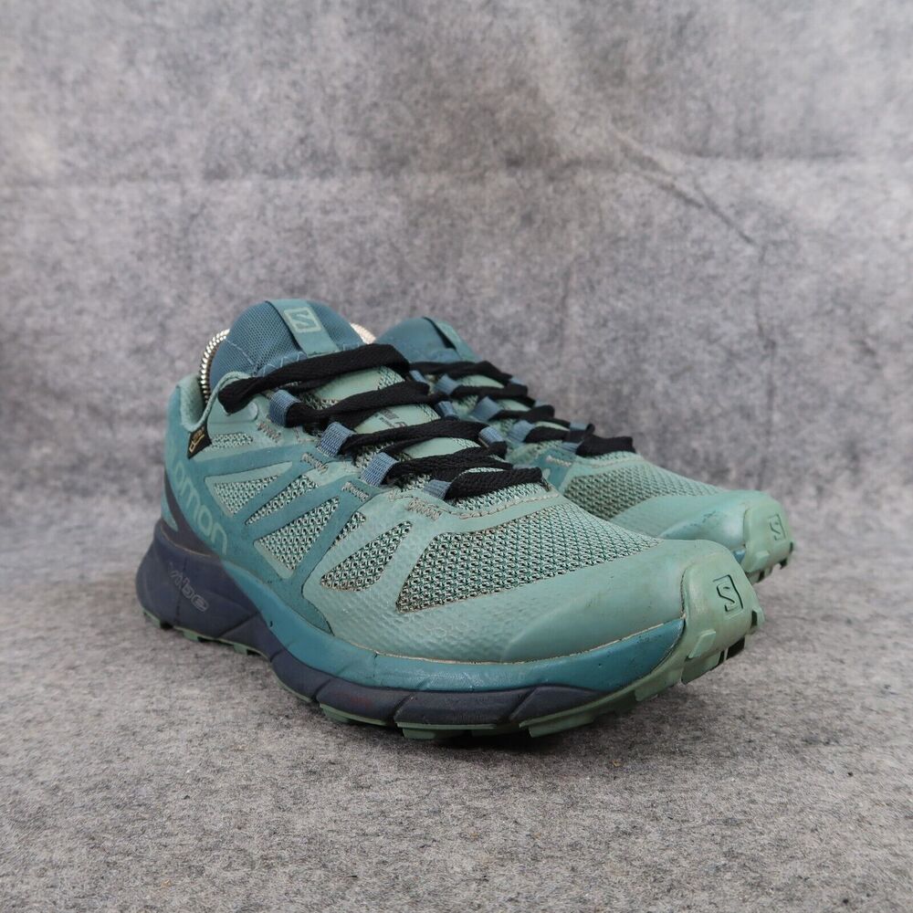 Salomon Shoes Womens 6 Athletic Trail Running Sense Ride GTX Vibe Outdoor Sport